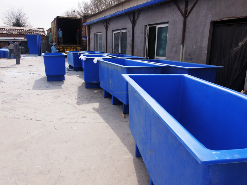 Fiberglass aquaculture pond fish breeding tank from China manufacturer